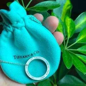 Tiffany & Co. 1837 Silver Circle Necklace